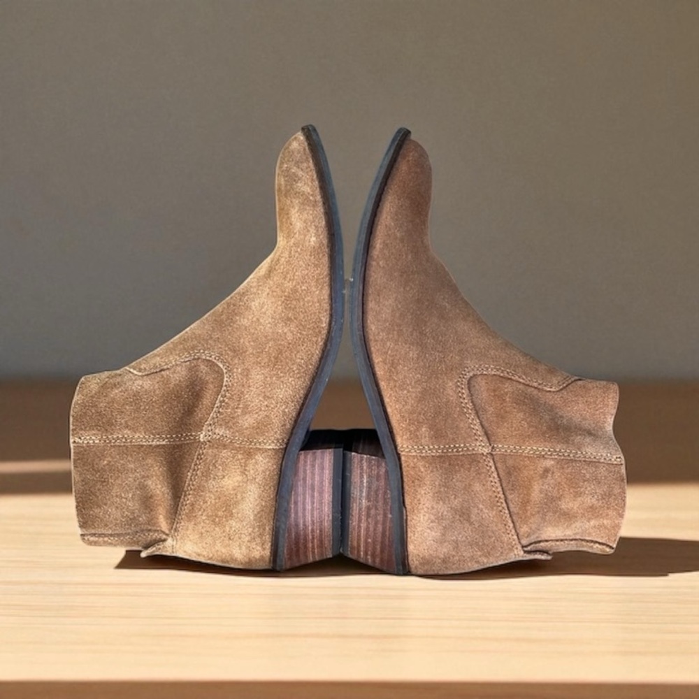 💥SALE💥DV by Dolce Vita Women's Leather Ankle Boot in Saddle Suede Size 8 - Picture 4 of 10